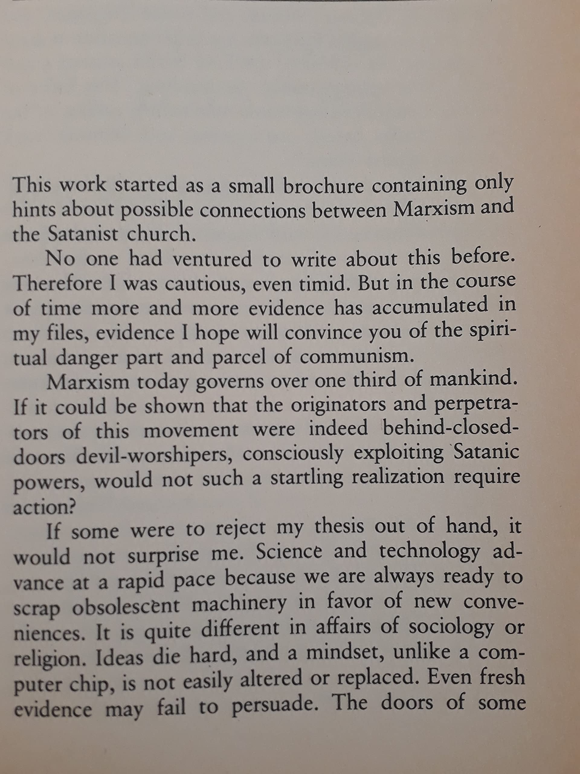 Marx & Satan,Used