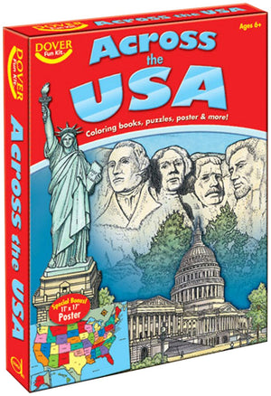 Across The Usa Fun Kit (Dover Fun Kits),Used