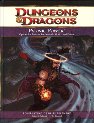Psionic Power: A 4Th Edition D&D Supplement,Used