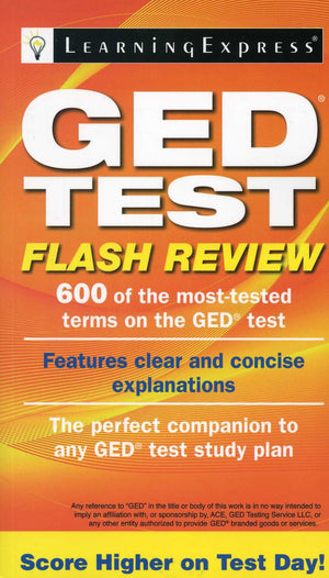 Ged Test Flash Review,Used