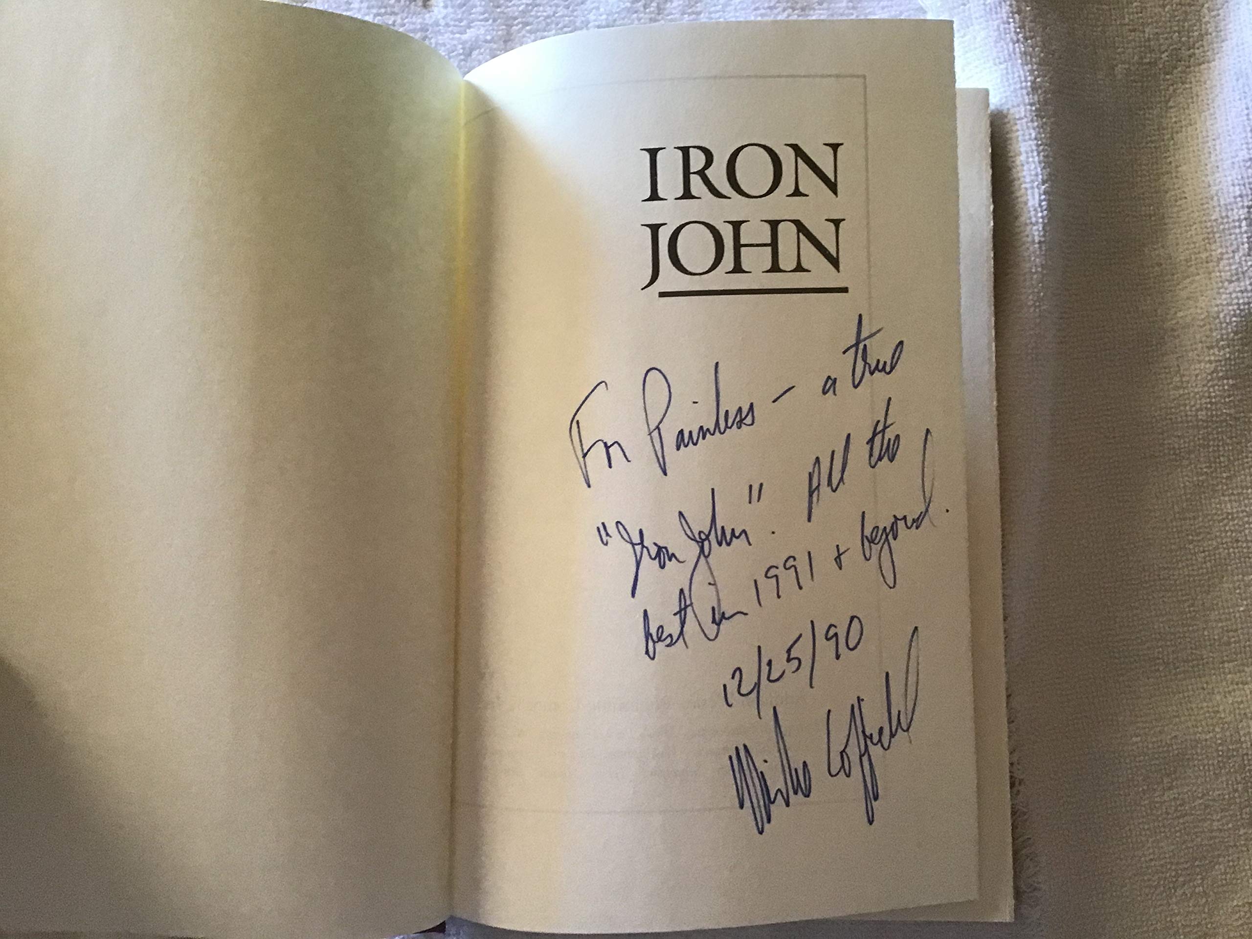 Iron John: A Book About Men by Bly, Robert (1990) Hardcover,Used