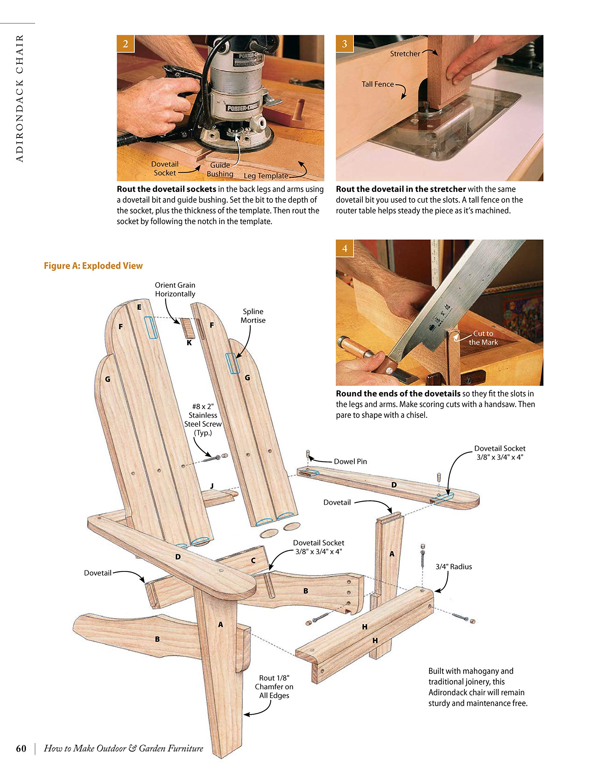 How to Make Outdoor & Garden Furniture: Instructions for Tables, Chairs, Planters, Trellises & More from the Experts at American,Used