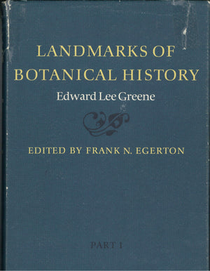Landmarks of Botanical History, in Two Volumes,Used
