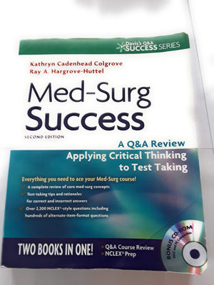 MedSurg Success: A Q&A Review Applying Critical Thinking to Test Taking (Davis's Success),Used