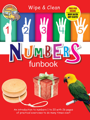 Wipe & Clean Numbers Funbook: Write And Practice Numbers