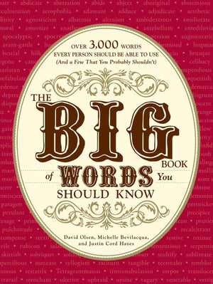 The Big Book Of Words You Should Know: Over 3,000 Words Every Person Should Be Able To Use (And A Few That You Probably Shouldn',Used