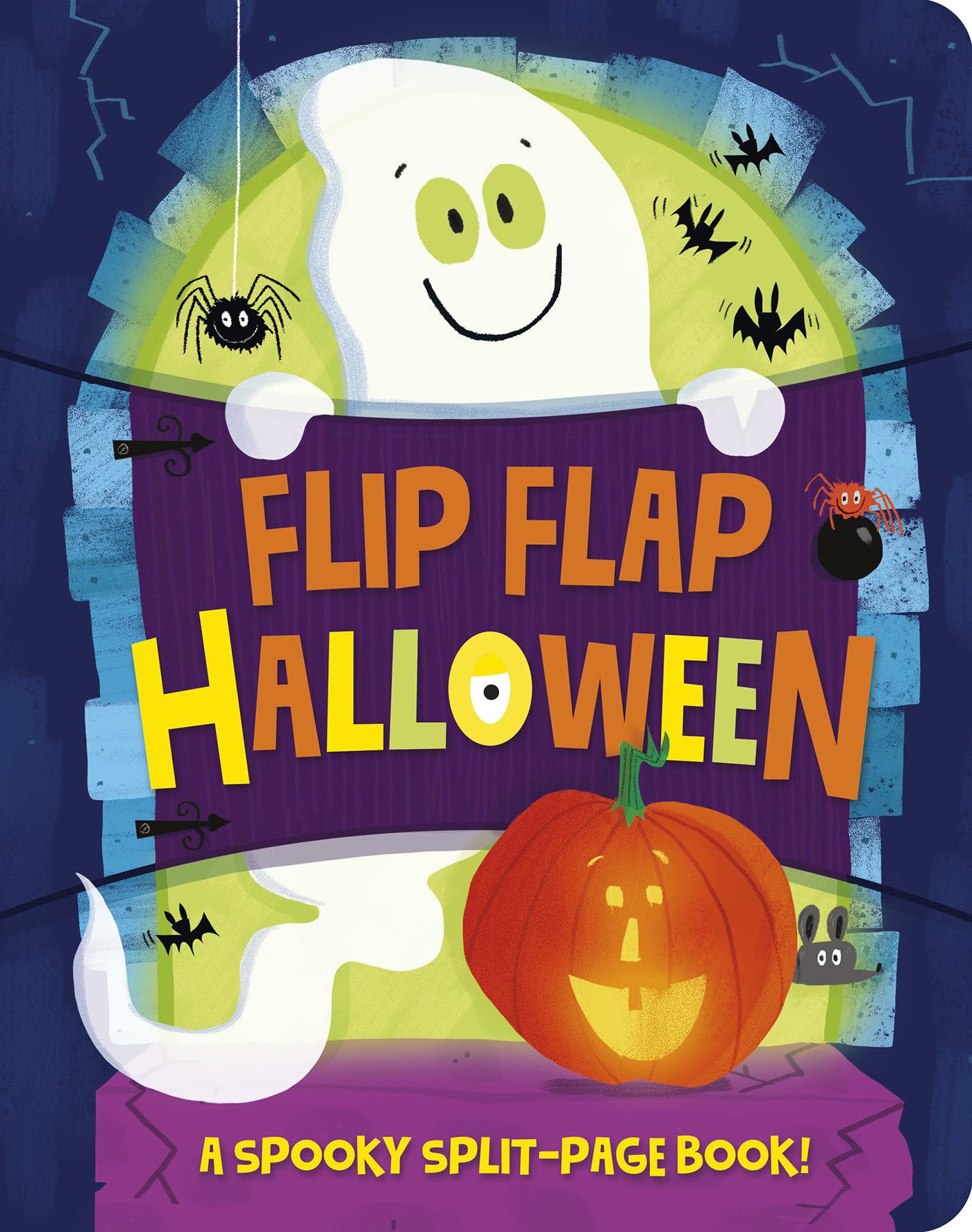 Flip Flap Halloween: A Spooky Split Page Book!,New