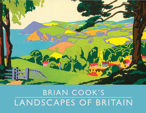 Brian Cook's Landscapes of Britain: A Guide To Britain In Beautiful Book Illustration, Mini Edition,Used