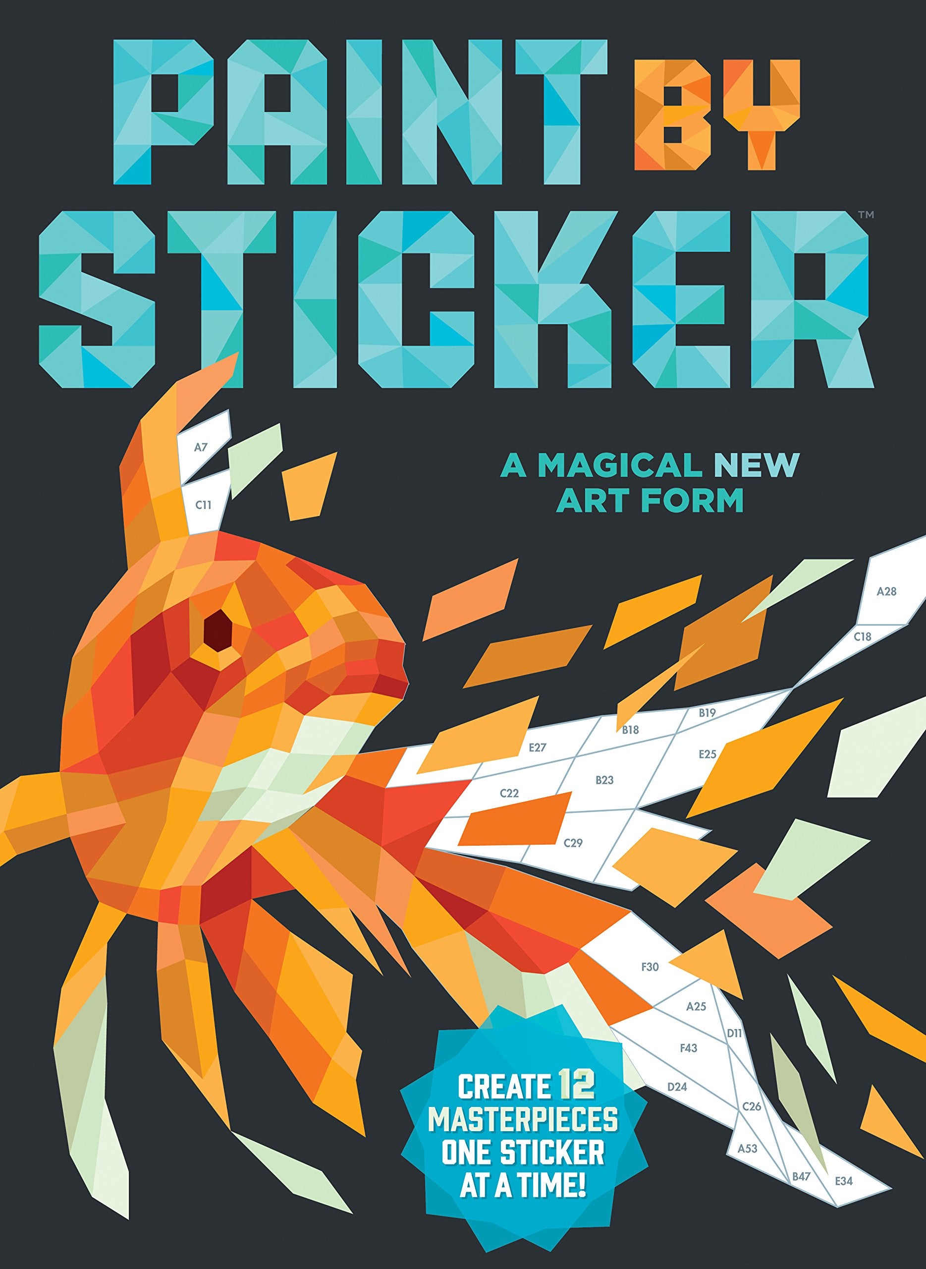 Paint by Sticker: Create 12 Masterpieces One Sticker at a Time!,New