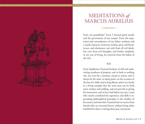 Meditations of Marcus Aurelius (Deluxe Hardcover Edition, George Long translation),New