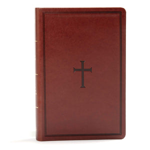Kjv Large Print Personal Size Reference Bible, Brown Leathertouch Indexed, Red Letter, Pure Cambridge Text, Presentation Page, C