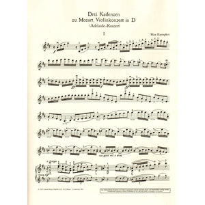 Concerto in D Major, KV. 294a: 