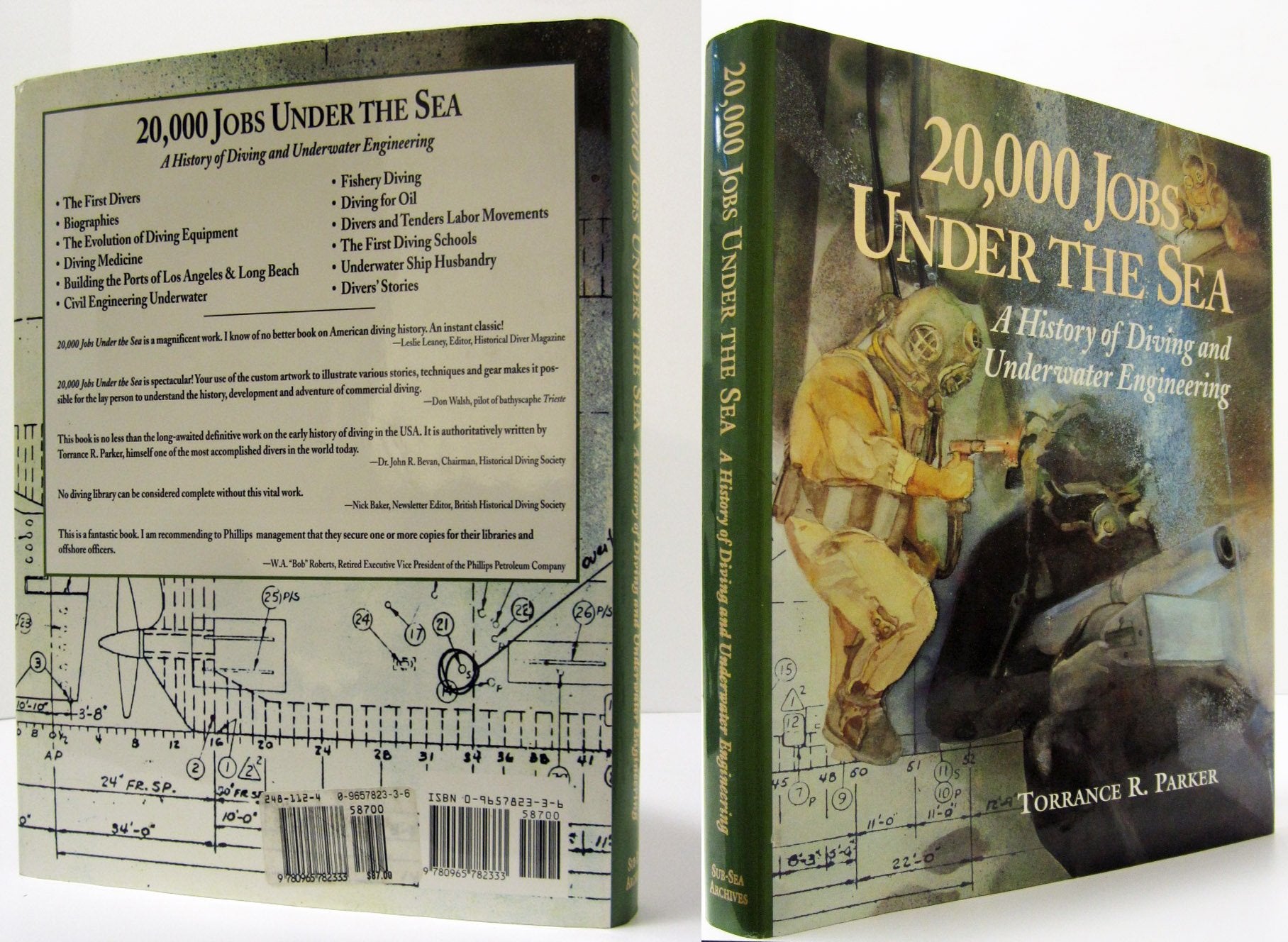 20,000 Jobs Under The Sea: A History Of Diving And Underwater Engineering-new