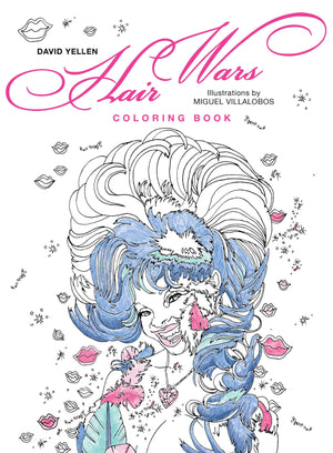 Hair Wars Coloring Book,Used
