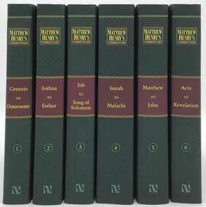Matthew Henry's Commentary on the Whole Bible: New Modern Edition [6 volume  Set],Used