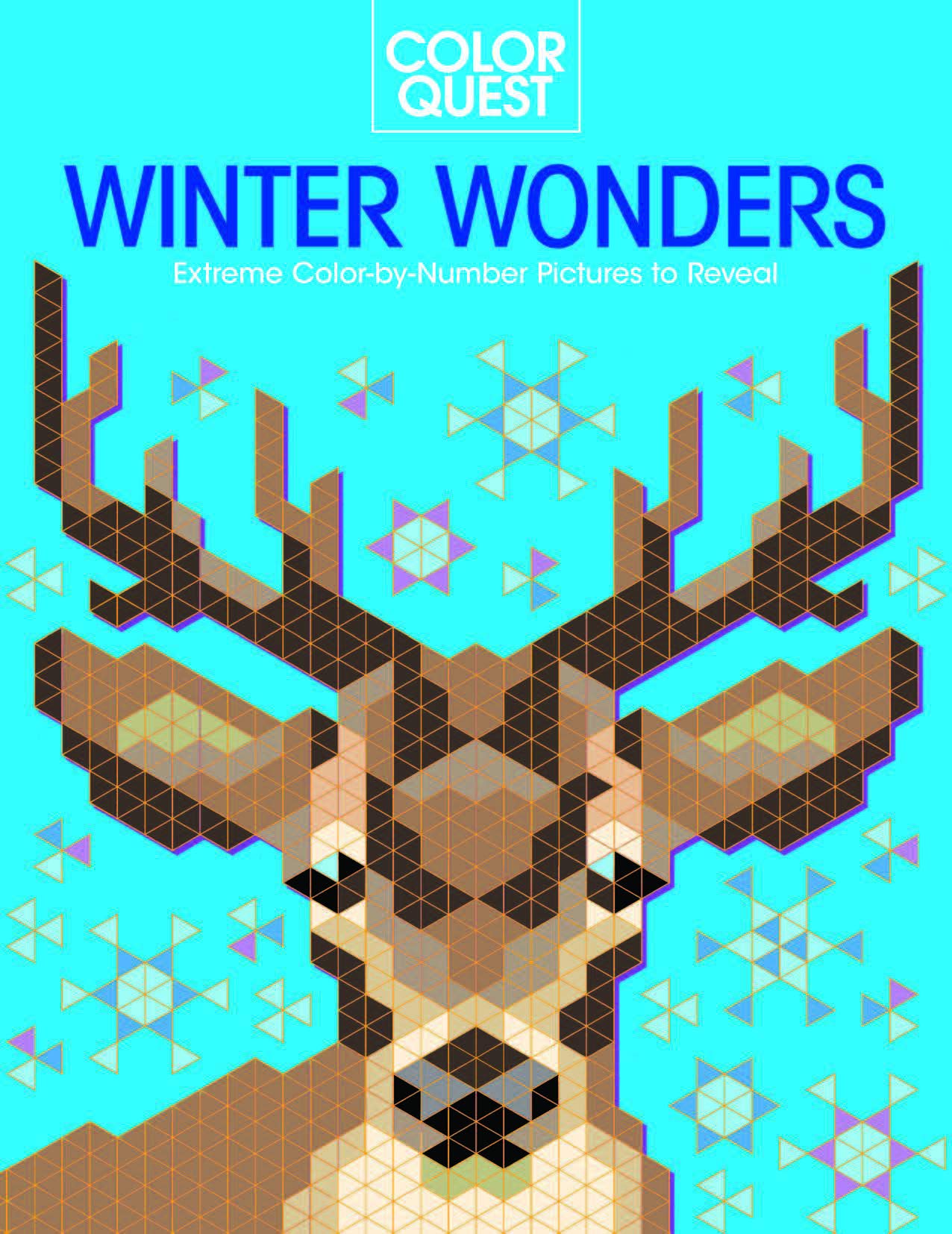 Color Quest: Winter Wonders: Extreme ColorbyNumber Pictures to Reveal,Used