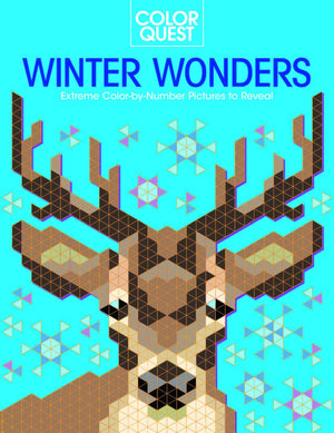 Color Quest: Winter Wonders: Extreme ColorbyNumber Pictures to Reveal,Used