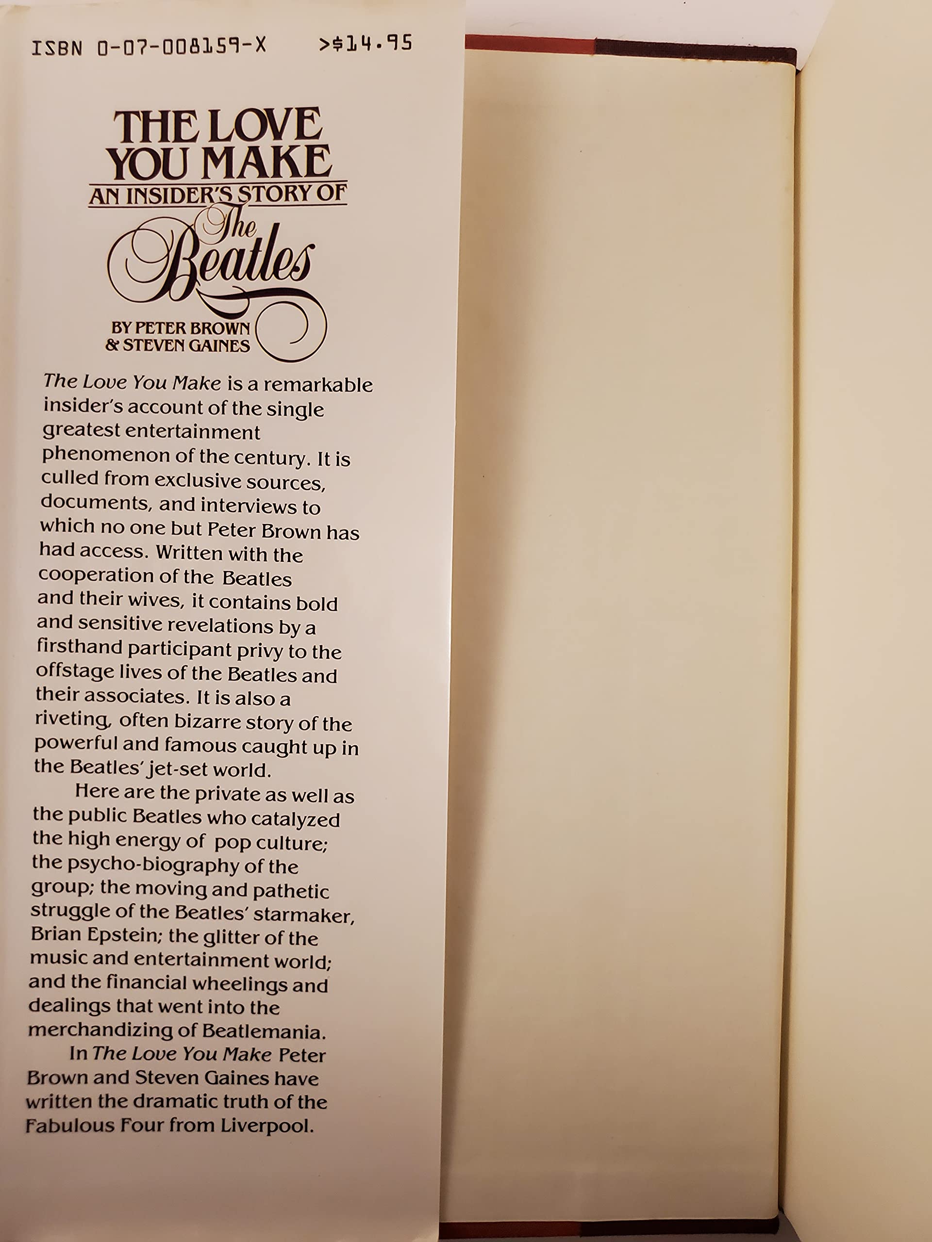 The Love You Make: An Insider'S Story Of The Beatles,New