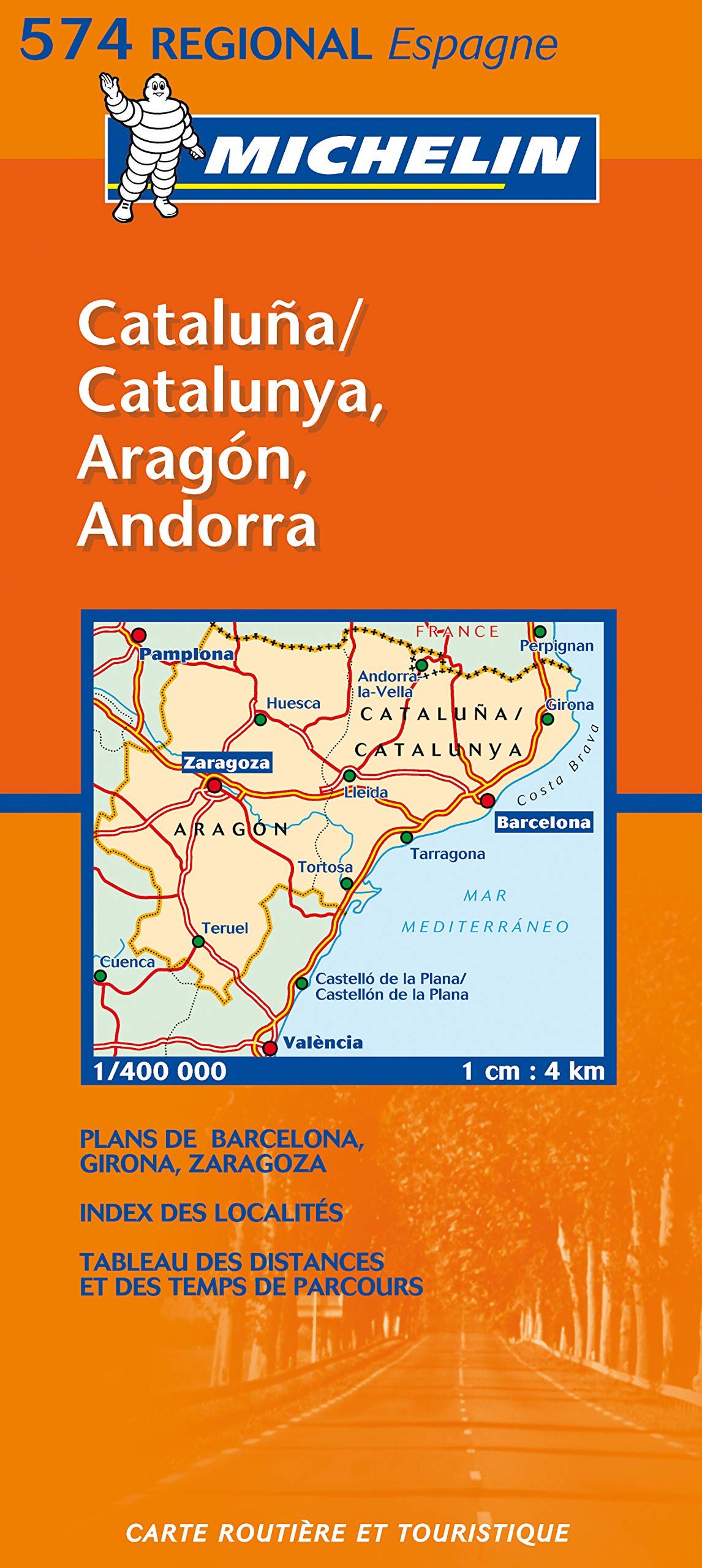 Michelin Map Spain North East: Aragon, Cataluna 574 (Maps/Regional (Michelin))