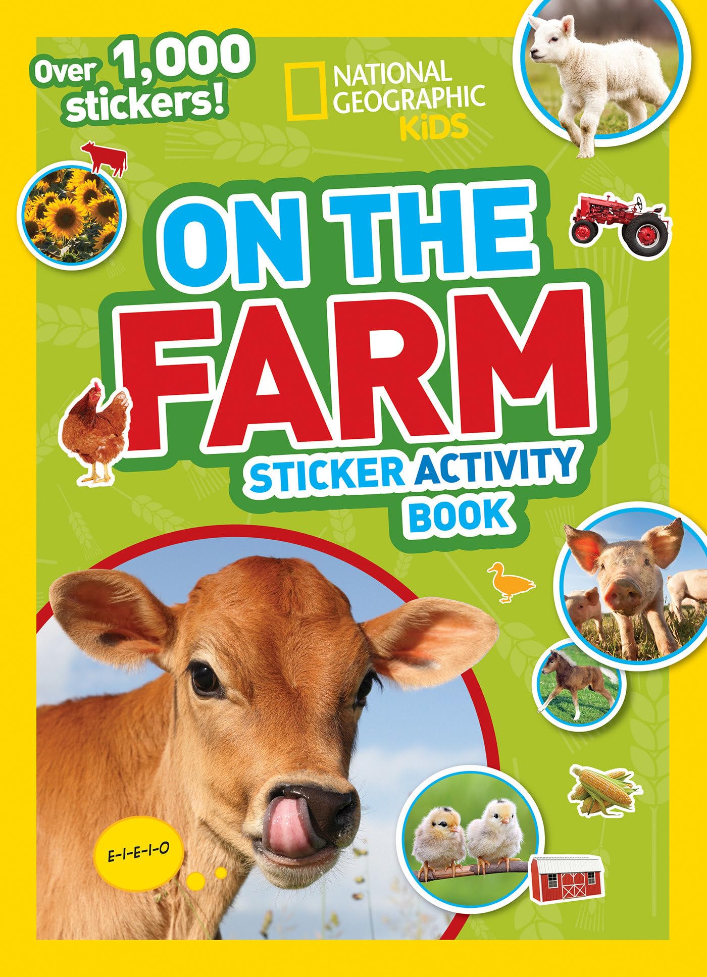 National Geographic Kids On the Farm Sticker Activity Book: Over 1,000 Stickers! (NG Sticker Activity Books),New