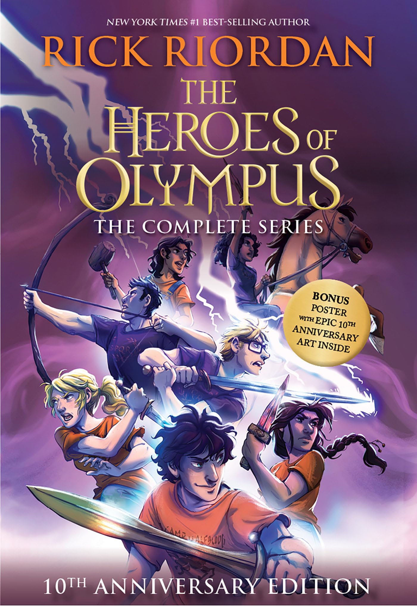 Heroes Of Olympus Paperback Boxed Set, The10Th Anniversary Edition (The Heroes Of Olympus)
