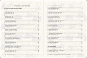 USA National Parks Journal & Passport Stamp Book (all 63 National Parks included),Used