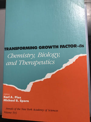 Transforming Growth FactorBs: Chemistry, Biology, and Therapeutics (Annals of the New York Academy of Sciences),Used