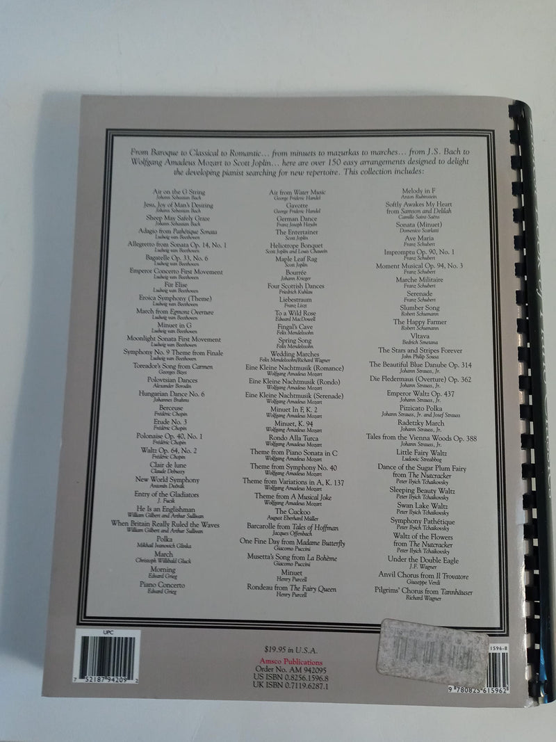 Easiest Book of Piano Classics,New
