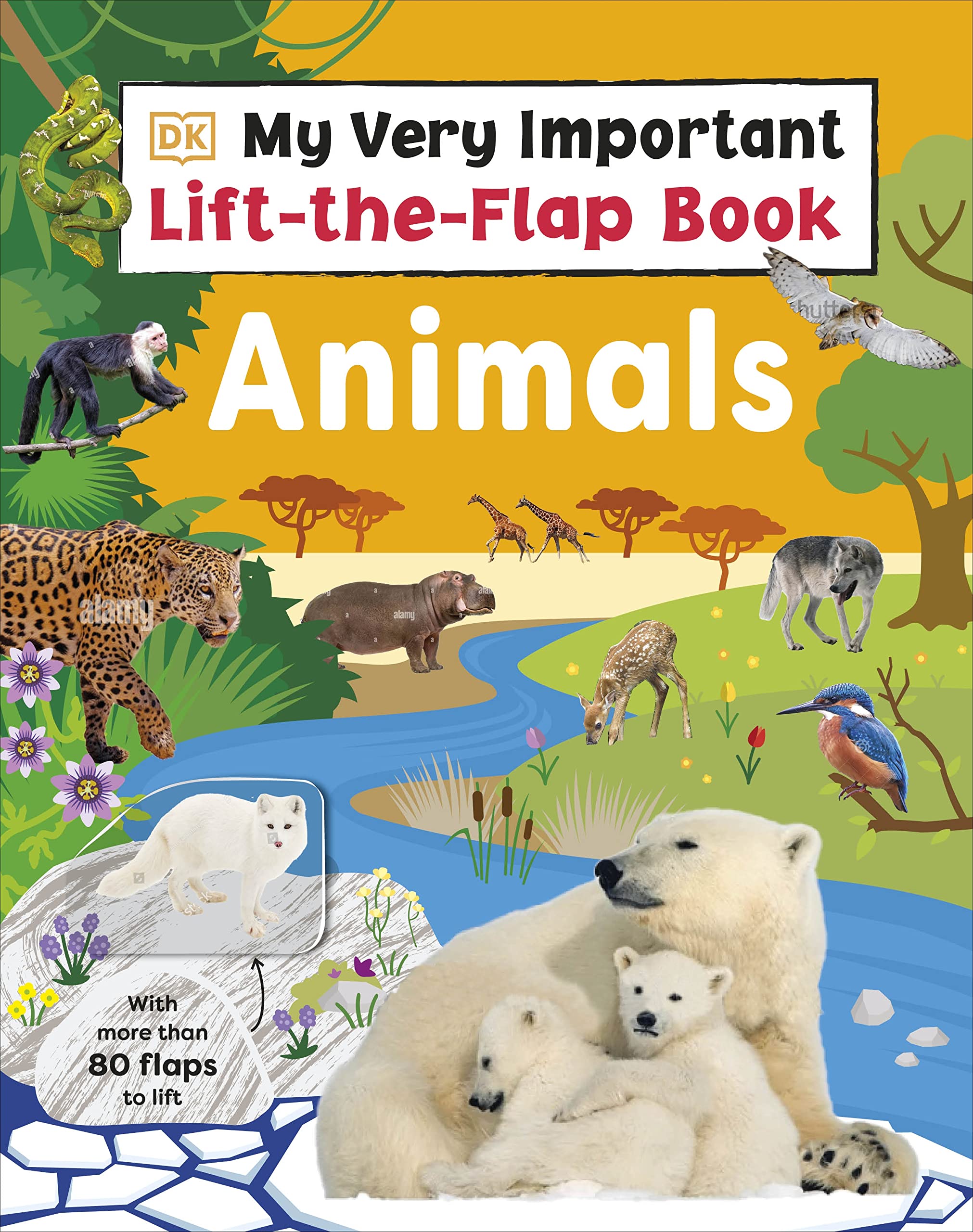 My Very Important Lifttheflap Book: Animals: With More Than 80 Flaps To Lift,Used