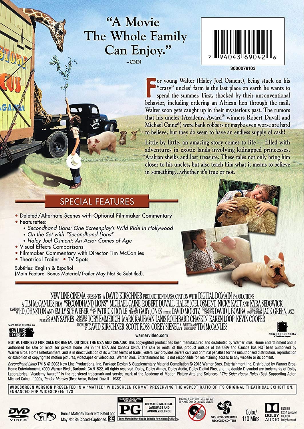 Secondhand Lions,New