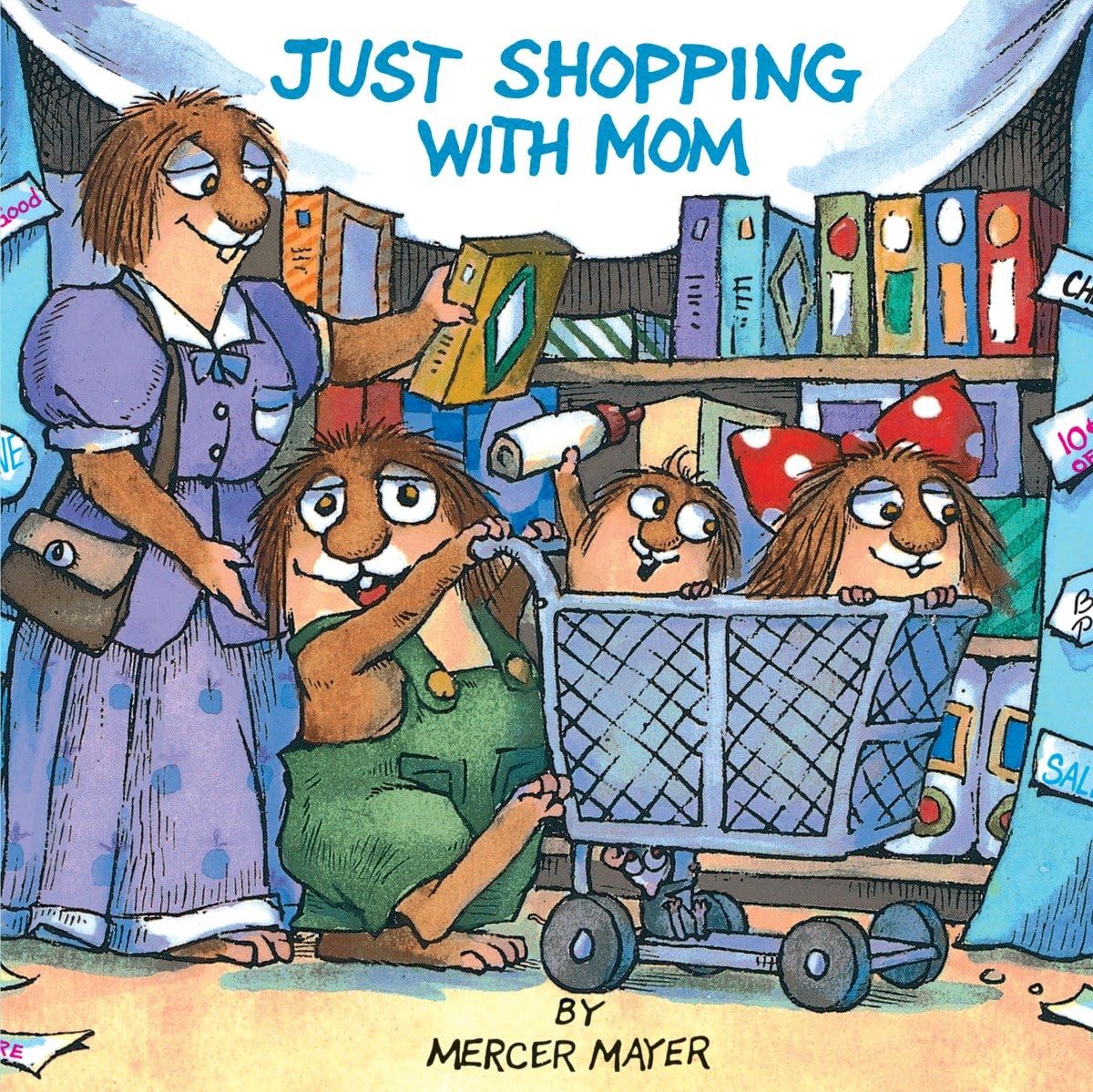 Just Shopping with Mom (A Golden LookLook Book),New