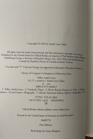 A.L.T.: A Memoir,New