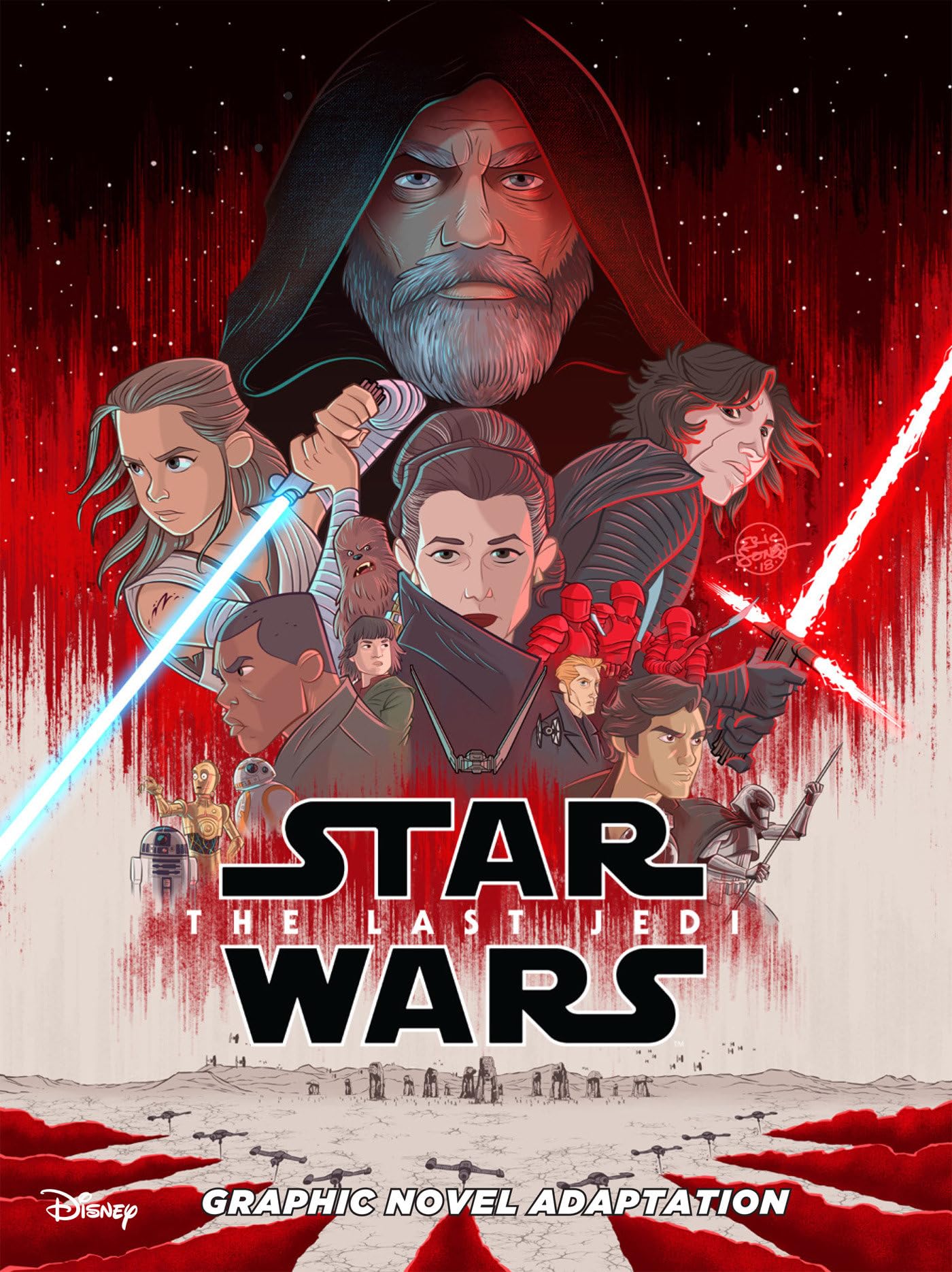 Star Wars: The Last Jedi Graphic Novel Adaptation (Star Wars Movie Adaptations),Used