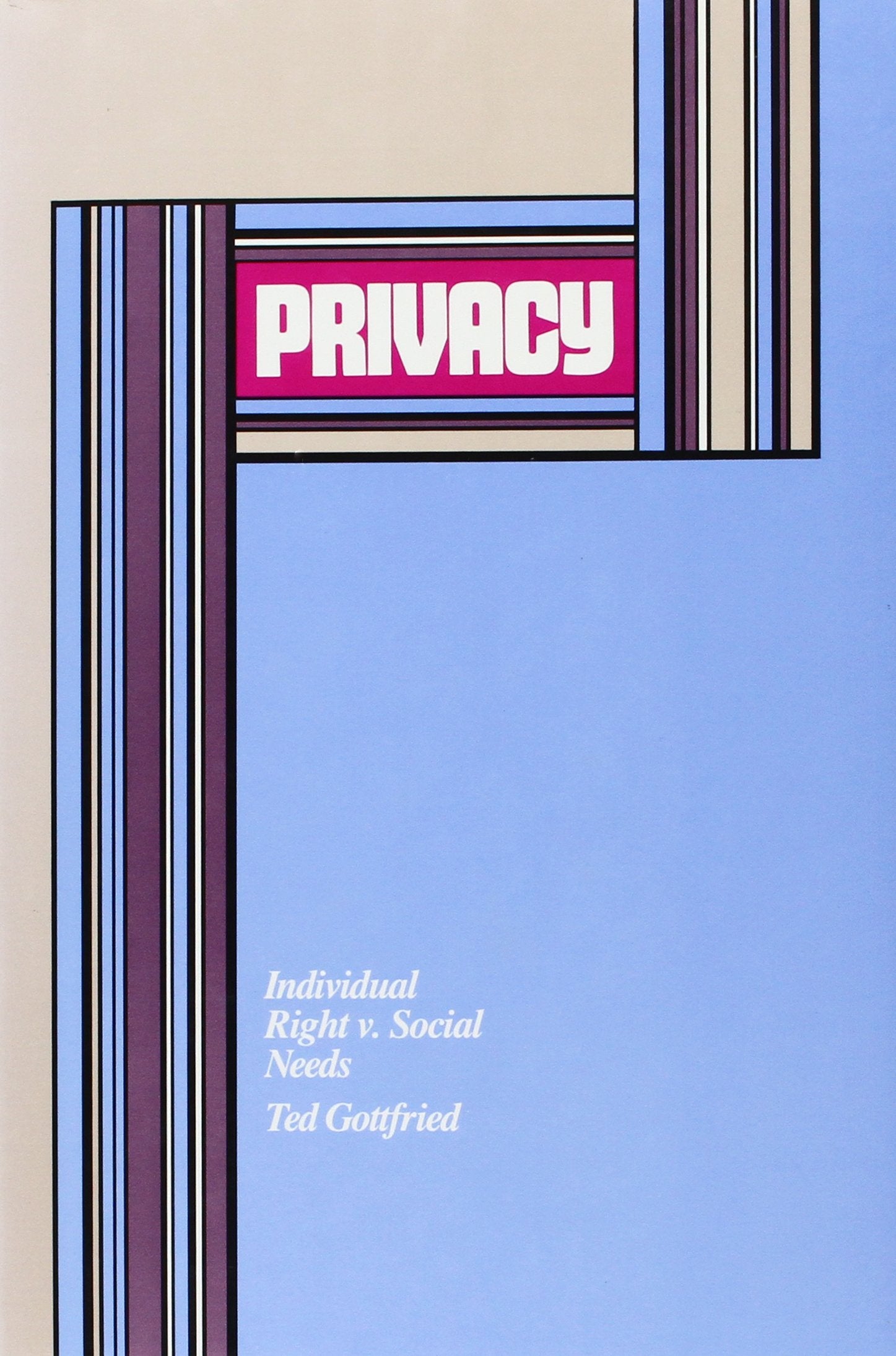 Privacy: Individual Right V. Social Needs (Issue and Debate),Used
