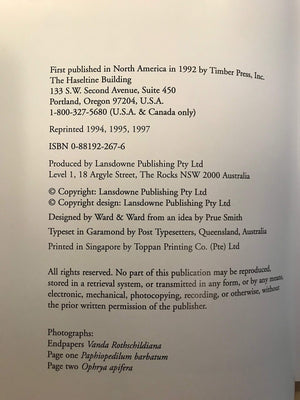 The Illustrated Encyclopedia of Orchids,Used