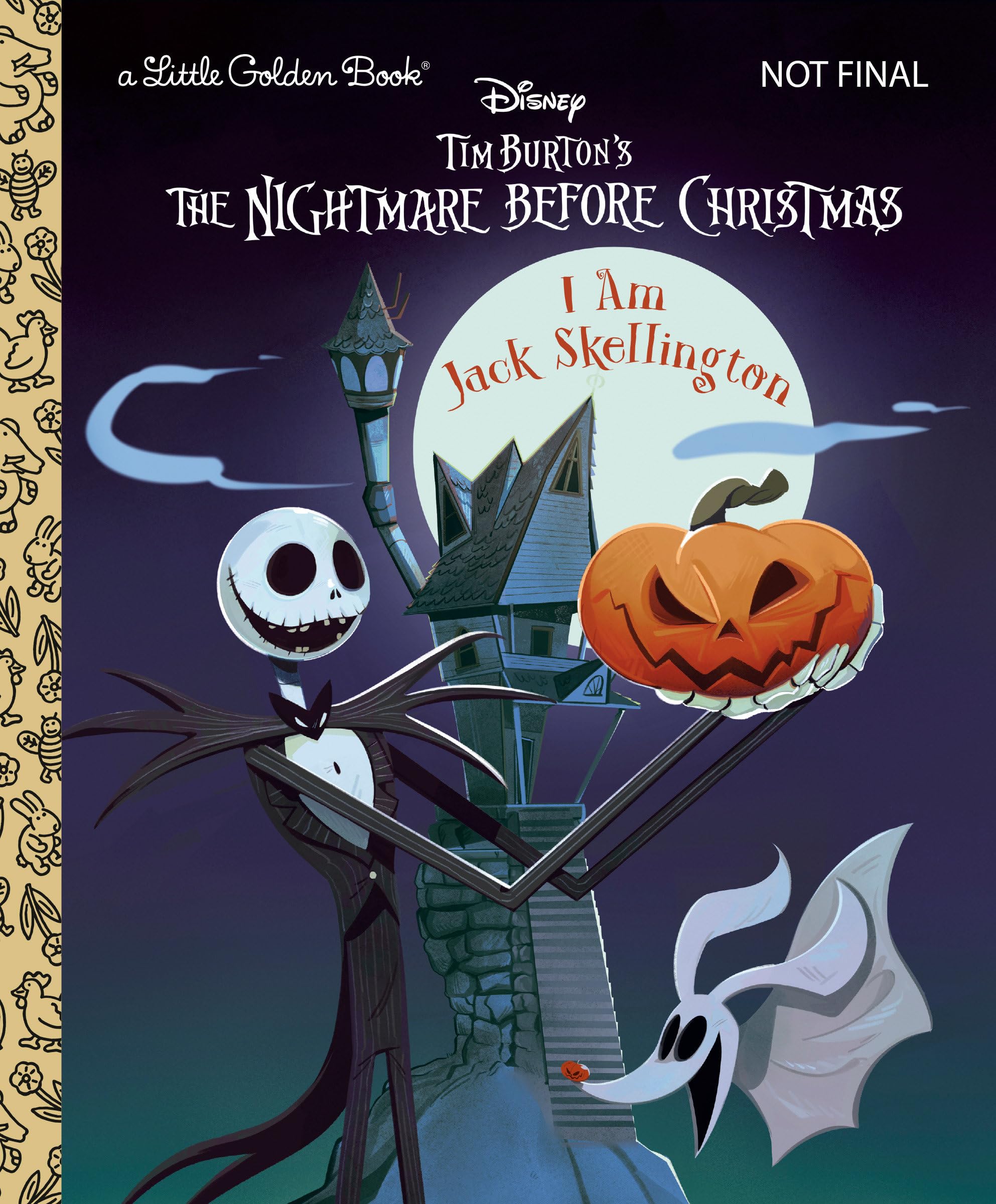 I Am Jack Skellington (Disney Tim Burton'S The Nightmare Before Christmas) (Little Golden Book),New