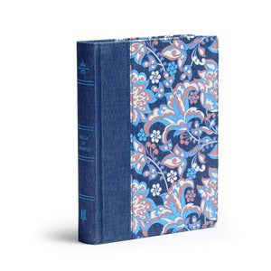 Biblia Reina Valera 1960 De Apuntes, Edici?N Ilustrada. Tela En Rosado Y Azul  Rvr 1960 Illustrator?S Notetaking Bible,Cloth Ove
