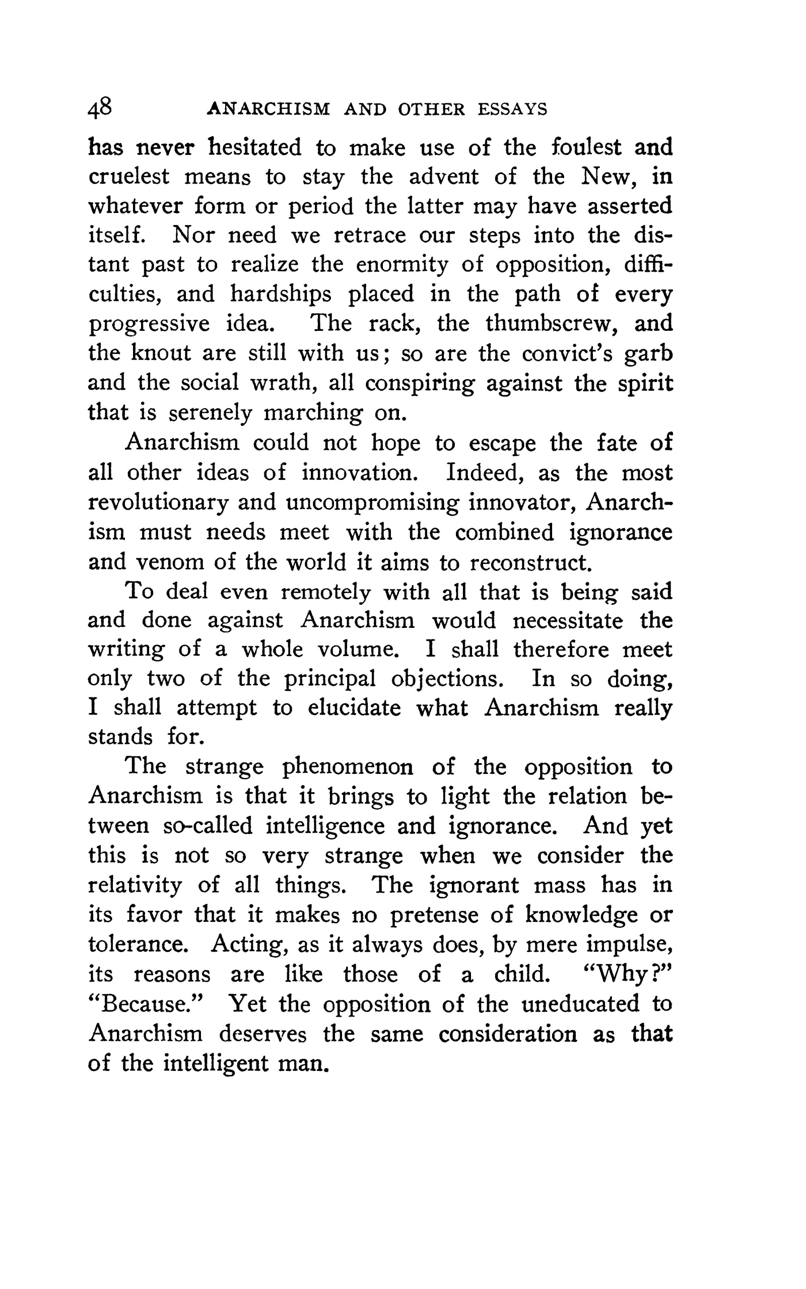 Anarchism And Other Essays (Dover Books On History, Political And Social Science)