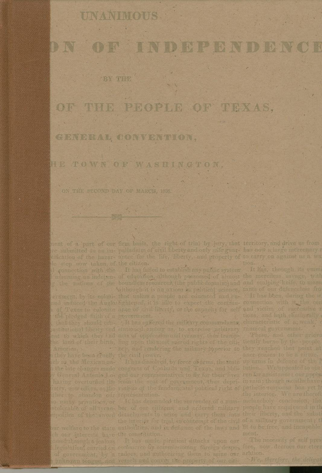 Texfake: An Account of the Theft and Forgery of Early Texas Printed Documents,Used
