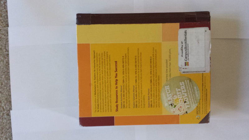Mathematics For Teachers: An Interactive Approach For Grades K8 (Available 2010 Titles Enhanced Web Assign)