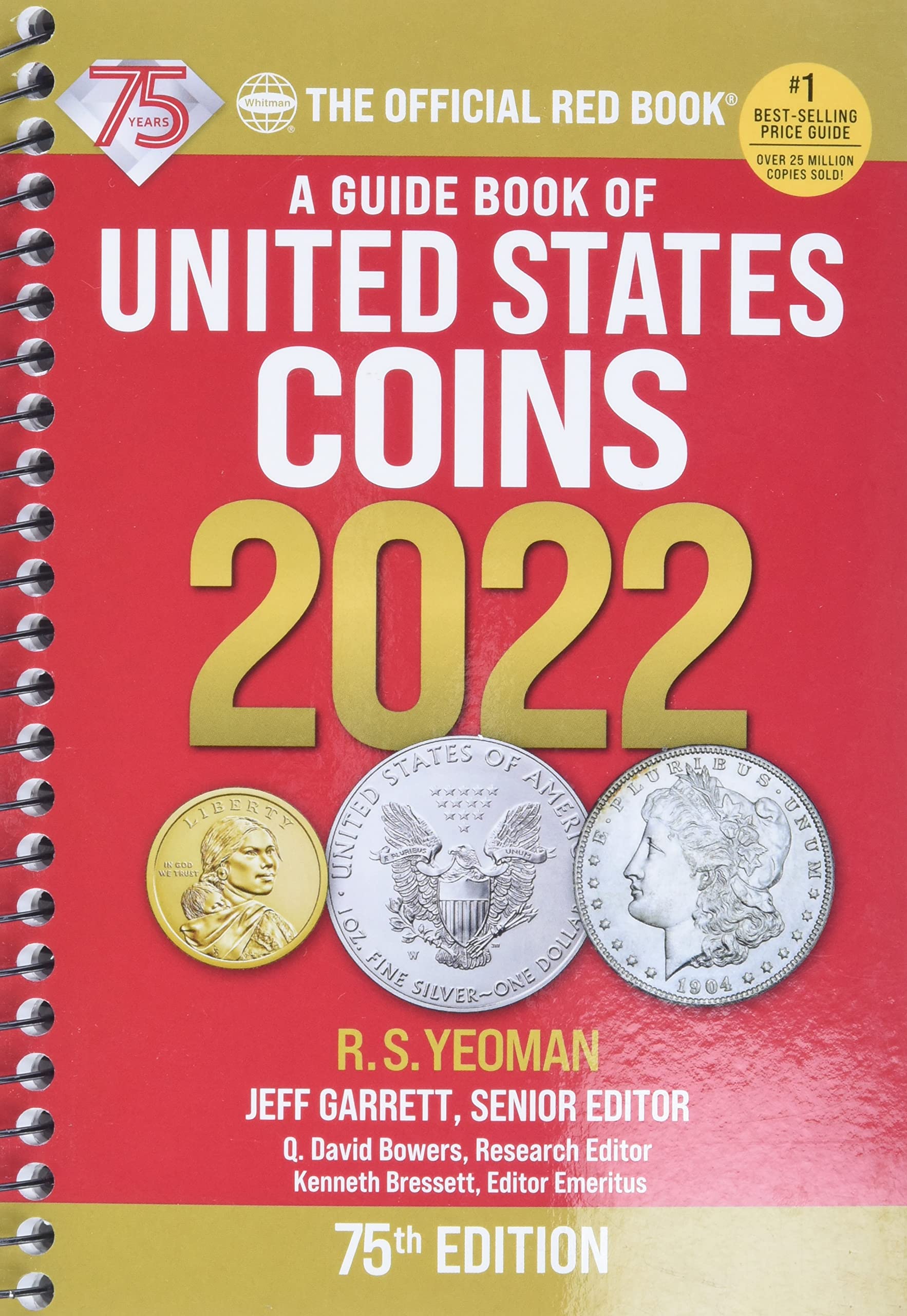 A Guide Book Of United States Coins 2022 75Th Edition-used