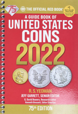 A Guide Book Of United States Coins 2022 75Th Edition-used