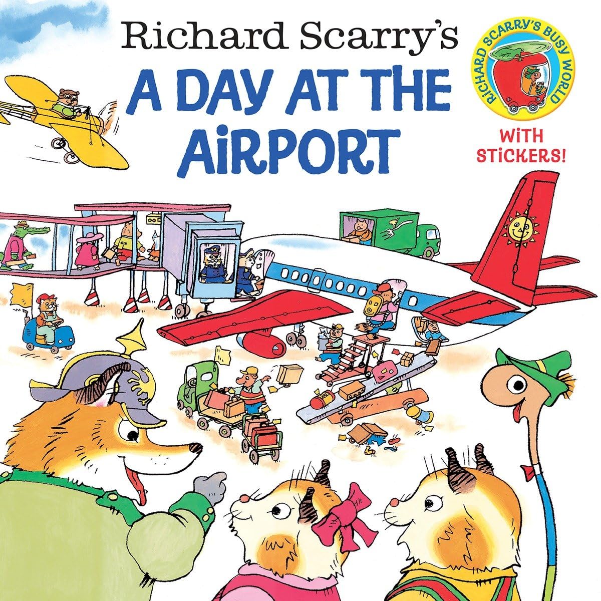 Richard Scarry's A Day at the Airport (Pictureback),Used
