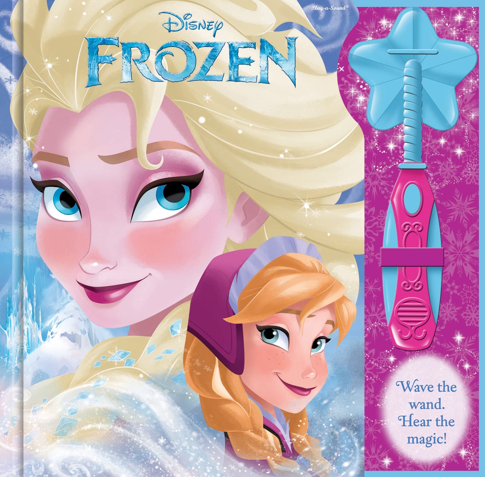 Disney Frozen  Magic Wand and Storybook Set Sound Book  PI Kids,Used