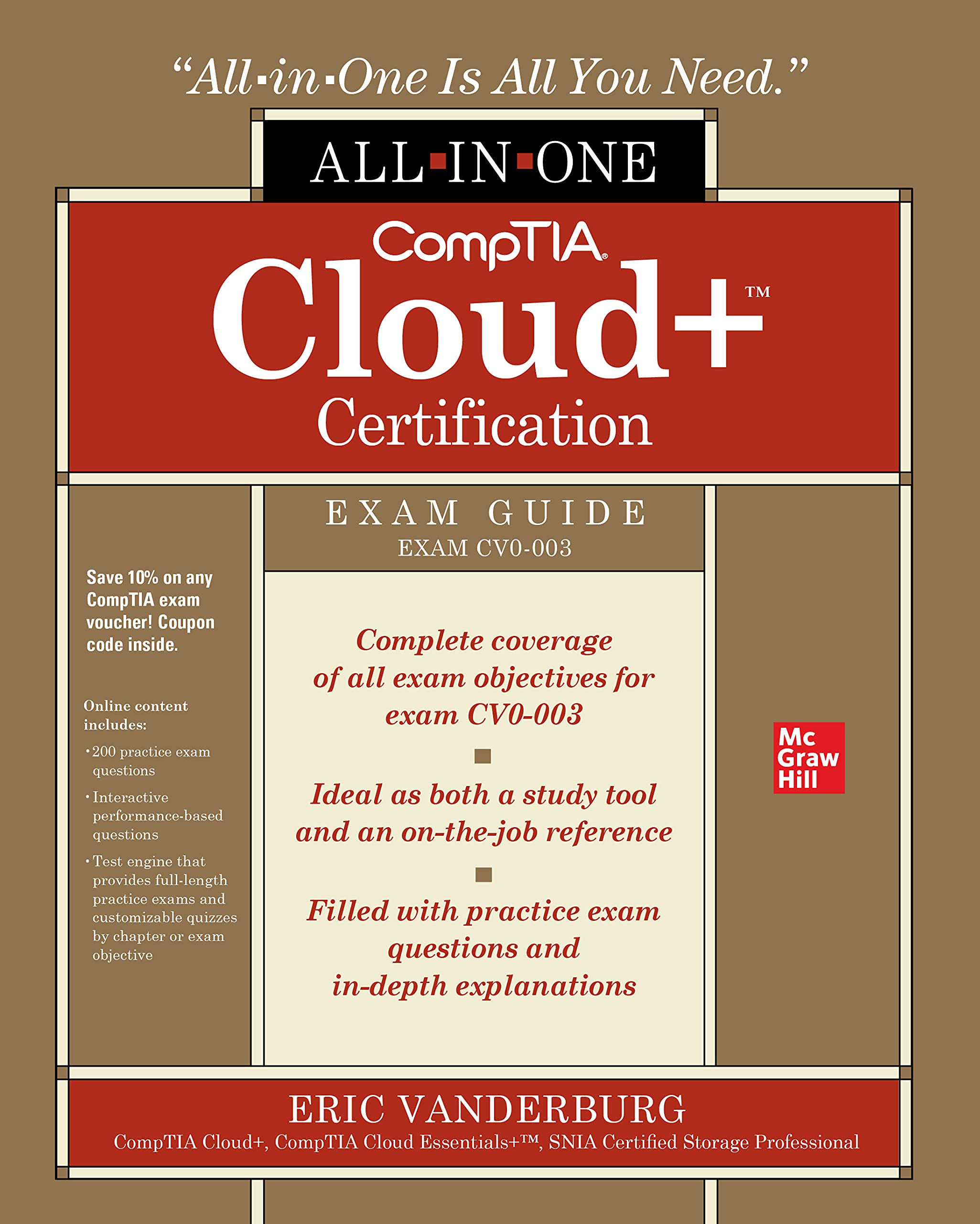 CompTIA Cloud+ Certification AllinOne Exam Guide (Exam CV0003),Used