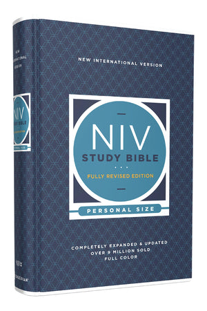 Niv Study Bible, Fully Revised Edition (Study Deeply. Believe Wholeheartedly.), Personal Size, Hardcover, Red Letter, Comfort Pr