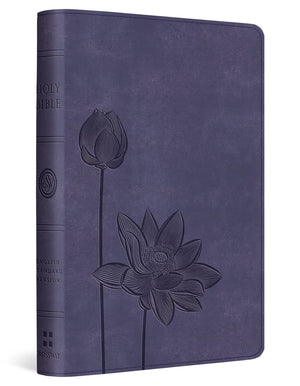Esv Compact Bible (Trutone, Lavender, Bloom Design)