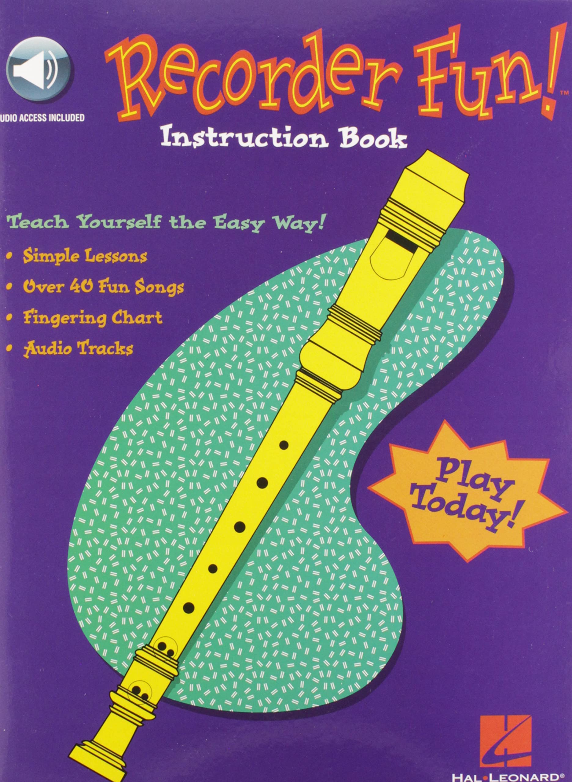 Recorder Fun! Teach Yourself the Easy Way!,Used