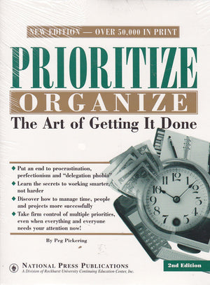Prioritize Organize: The Art of Getting It Done,New