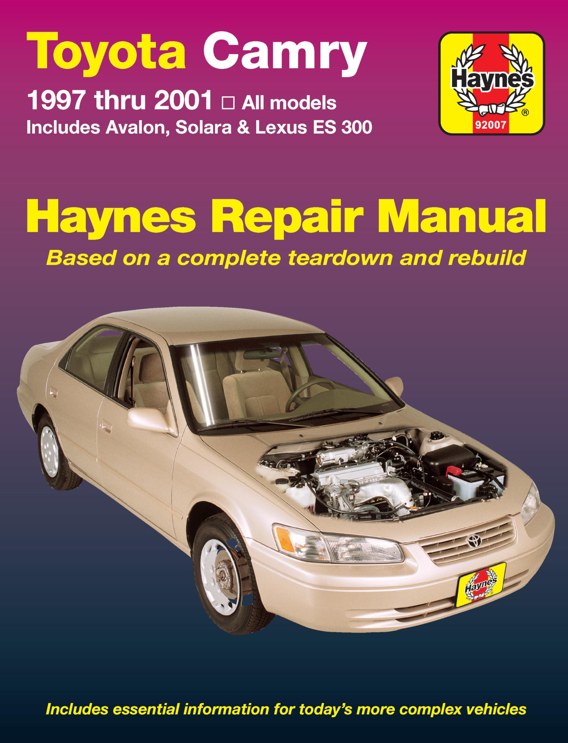 Toyota Camry, Avalon, Solara & Lexus ES 300 1997 thru 2001 Haynes Repair Manual,New